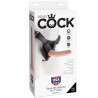 KING COCK - HARNESS MIT REALISTISCHEM PENIS 17,8 CM