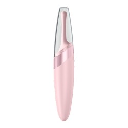 Gekrümmter Klitorisvibrator Satisfyer Hellrosa Rosa