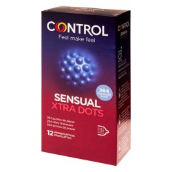 Kondome Sensual Xtra Dots Control (12 uds)