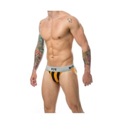 Tanga Mob Eroticwear Schwarz Orange M