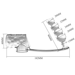 PRETTY LOVE - PENISHÜLLE MIT ANAL-PLUG TRANSPARENT