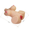 CRAZY BULL - EMMA REALISTISCHER WEIBLICHER TORSO VAGINA UND ANAL 4,8 KG