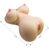 CRAZY BULL - FIONA REALISTISCHER WEIBLICHER TORSO VAGINA UND ANAL 7,1 KG