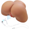 CRAZY BULL - ILANA REALISTISCHER WEIBLICHER PO-VIBRATOR UND SAUGER MIT TON 6,8 KG