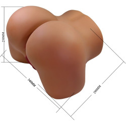 CRAZY BULL - WENDY REALISTISCHER WEIBLICHER PO-VIBRATOR UND SAUGER MIT TON 11 KG