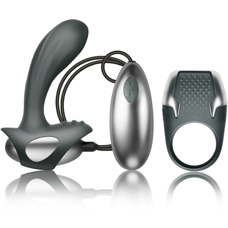 CLIMAXIMUM - EXCITE KIT COCK RING + DRAHT-PROSTATAMASSAGEGERÄT