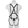 KING COCK - 30,5 CM HOLLOW STRAP-ON SUSPENDER SYSTEM - FLEISCH