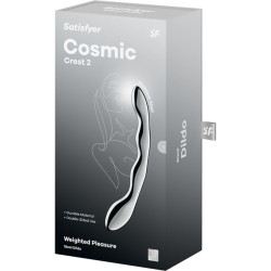 SATISFYER - COSMIC CREST 2 DOPPELDILDO AUS EDELSTAHL