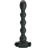 PRETTY LOVE - LYNN SILIKON ANAL PLUG 10 VIBRATIONEN SCHWARZ