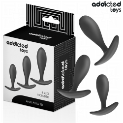 ADDICTED TOYS - 3ER-SET ANALPLUG MODELL 2