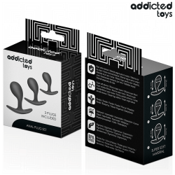 ADDICTED TOYS - 3ER-SET ANALPLUG MODELL 3