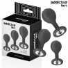 ADDICTED TOYS - 3ER-SET ANALPLUG MIT JUWEL