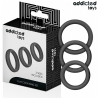 ADDICTED TOYS - SET AUS FLACHEN SILIKONRINGEN