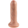 KING COCK - REALISTISCHER DILDO UNGESCHNITTENES FLEISCH 15 CM