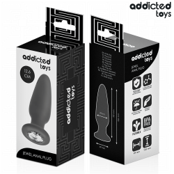 ADDICTED TOYS - ANAL PLUG MIT JUWEL GRÖSSE L 12,6 CM