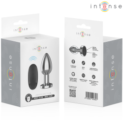 INTENSE - ANAL PLUG 10 VIBRATIONEN METALL MIT FERNBEDIENUNG L