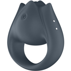 SATISFYER - PERFECT PAIR 2 MULTIVIBRATOR 2 IN 1 PENISRING UND FINGERSTIMULATOR GRAU