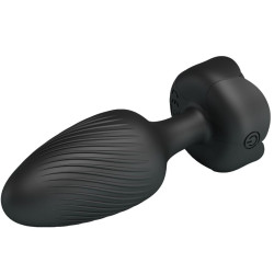 PRETTY LOVE - OSBORN ANAL PLUG MIT LED LICHT SCHWARZ 9,8 CM