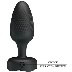 PRETTY LOVE - OSBORN ANAL PLUG MIT LED LICHT SCHWARZ 9,8 CM