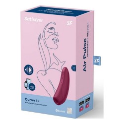 Klitoris-Sauger Satisfyer Curvy 1+ Burgunderrot