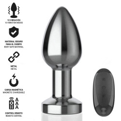 INTENSE - ANAL PLUG 10 VIBRATIONEN METALL MIT FERNBEDIENUNG M