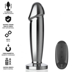 INTENSE - ANAL PLUG 10 VIBRATIONEN METALLDILDO MIT FERNBEDIENUNG M