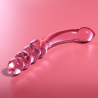 NEBULA SERIES BY IBIZA - MODELL 14 DILDO BOROSILIKATGLAS ROSA 18.5 CM -O- 3 CM