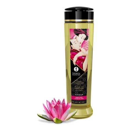 Massageöl Lotusblume Amour Shunga (240 ml)