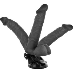 BASECOCK - ARTIKULIERBARER VIBRATOR MIT FERNBEDIENUNG SCHWARZ 20 CM -O- 4.5 CM