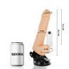 BASECOCK - REALISTISCHER NATÜRLICHER MIT FERNBEDIENUNG VIBRATOR 18.5 CM -O- 4CM