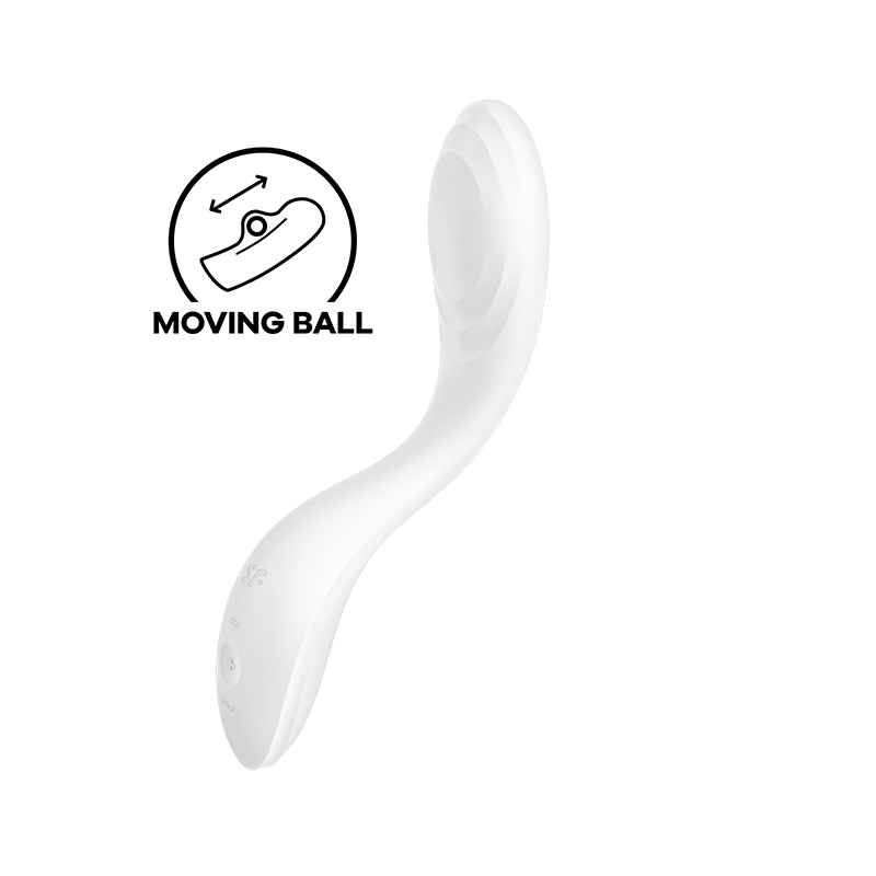 SATISFYER - RRROLLING PLEASURE GSPOT VIBRATOR WEISS