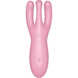 SATISFYER - THREESOME 4 VIBRATORAPP ROSA