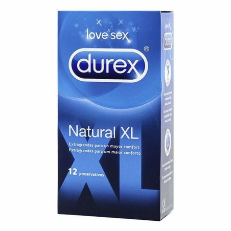 Kondome Durex Natural (Größe XL) (12 uds)