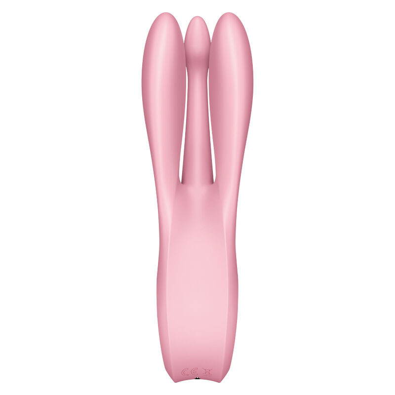 SATISFYER - THREESOME 1 VIBRATOR ROSA