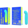 B SWISH - BCUTE CURVE INFINITE KLASSISCHER WIEDERAUFLADBARER VIBRATOR AUS BLAUEM SILIKON