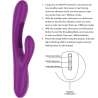 INTENSE - APOLO WIEDERAUFLADBARER MULTIFUNKTIONSVIBRATOR 7 VIBRATIONEN MIT LILA SCHWINGENDER ZUNGE