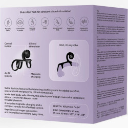 SNAIL VIBE - JOVI ARC COUPLE RING FERNBEDIENUNG SCHWARZ