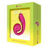 SNAIL VIBE - GIZI LITE DUAL G-SPOT & CLITORAL PINK VIBRATOR