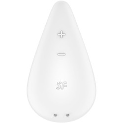 SATISFYER - DEW DROP VIBRATOR AUFLEGEN WEISS