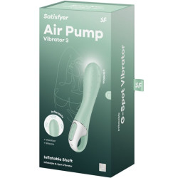 SATISFYER - AIR PUMP VIBRATOR 3 AUFBLASBARER G-PUNKT MINT
