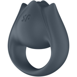 SATISFYER - PERFECT PAIR 2 MULTIVIBRATOR 2 IN 1 PENISRING UND FINGERSTIMULATOR GRAU