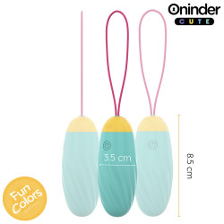 ONINDER CUTE - LOVE PLEASURE VIBRO-ROTIERENDES SILIKON-EDELSTEIN-EI - KOSTENLOSE WELTWEITE APP