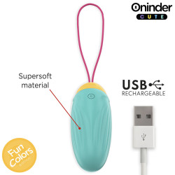 ONINDER CUTE - LOVE PLEASURE VIBRO-ROTIERENDES SILIKON-EDELSTEIN-EI - KOSTENLOSE WELTWEITE APP