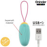 ONINDER CUTE - LOVE PLEASURE VIBRO-ROTIERENDES SILIKON-EDELSTEIN-EI - KOSTENLOSE WELTWEITE APP