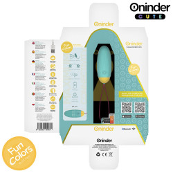 ONINDER CUTE - LOVE PLEASURE VIBRO-ROTIERENDES SILIKON-EDELSTEIN-EI - KOSTENLOSE WELTWEITE APP