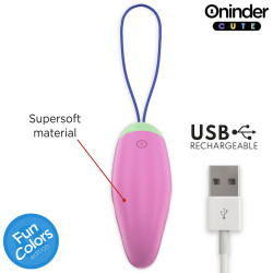 ONINDER CUTE - LOVE PLEASURE VIBRO-ROTIERENDES EI 360° SILIKON - KOSTENLOSE WELTWEITE APP