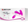PRETTY LOVE - MASSAGER & VIBRATOR 12 VIBRATIONEN FERNBEDIENUNG LILA