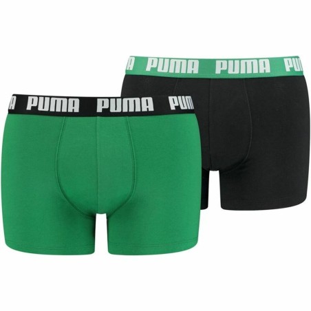 Herren-Boxershorts Puma 521015001-035 grün (2 uds)