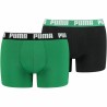 Herren-Boxershorts Puma 521015001-035 grün (2 uds)