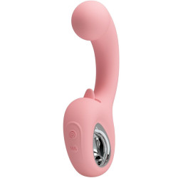 PRETTY LOVE - ERYNNYES G-SPOT VIBRATOR + KLITORIS-STIMULATOR 10 VIBRATIONEN ROSA
